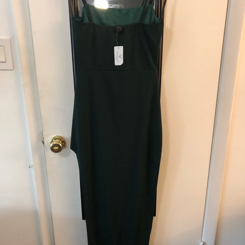 Dark Green Strappy Dress